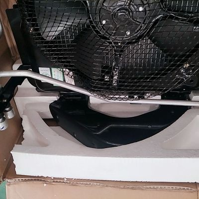45*50*45 Modelo de automóvel JAC SUNRAY Condensador traseiro e conjunto de ventiladores para peças de automóveis