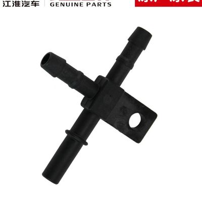 Válvula de retorno de tubo original JAC T6 de plástico preto de três vias para desempenho