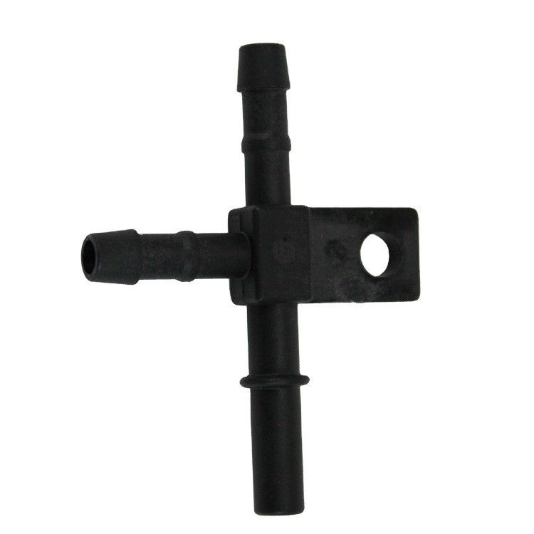 Válvula de retorno de tubo original JAC T6 de plástico preto de três vias para desempenho